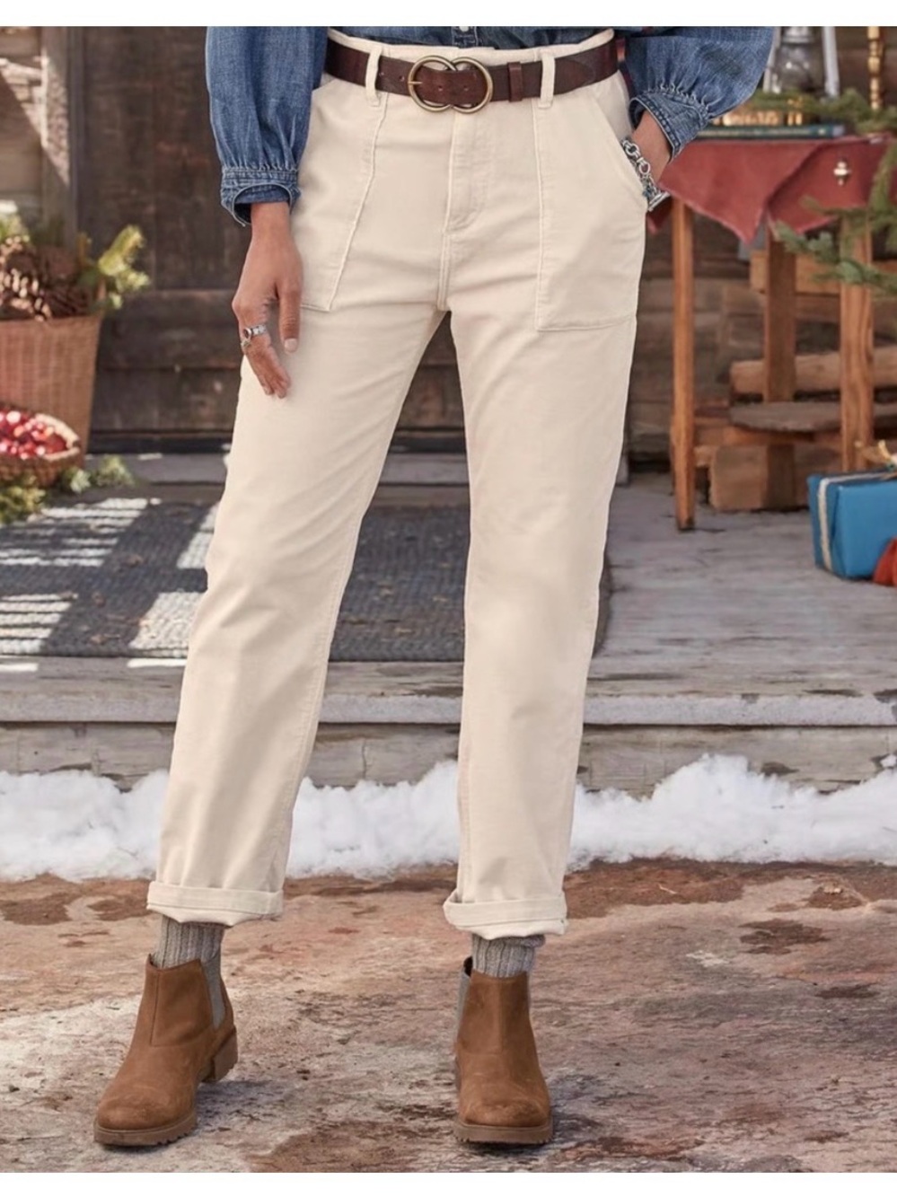 DRIFTWOOD Palmer Corduroy Pants Ivory/Cream